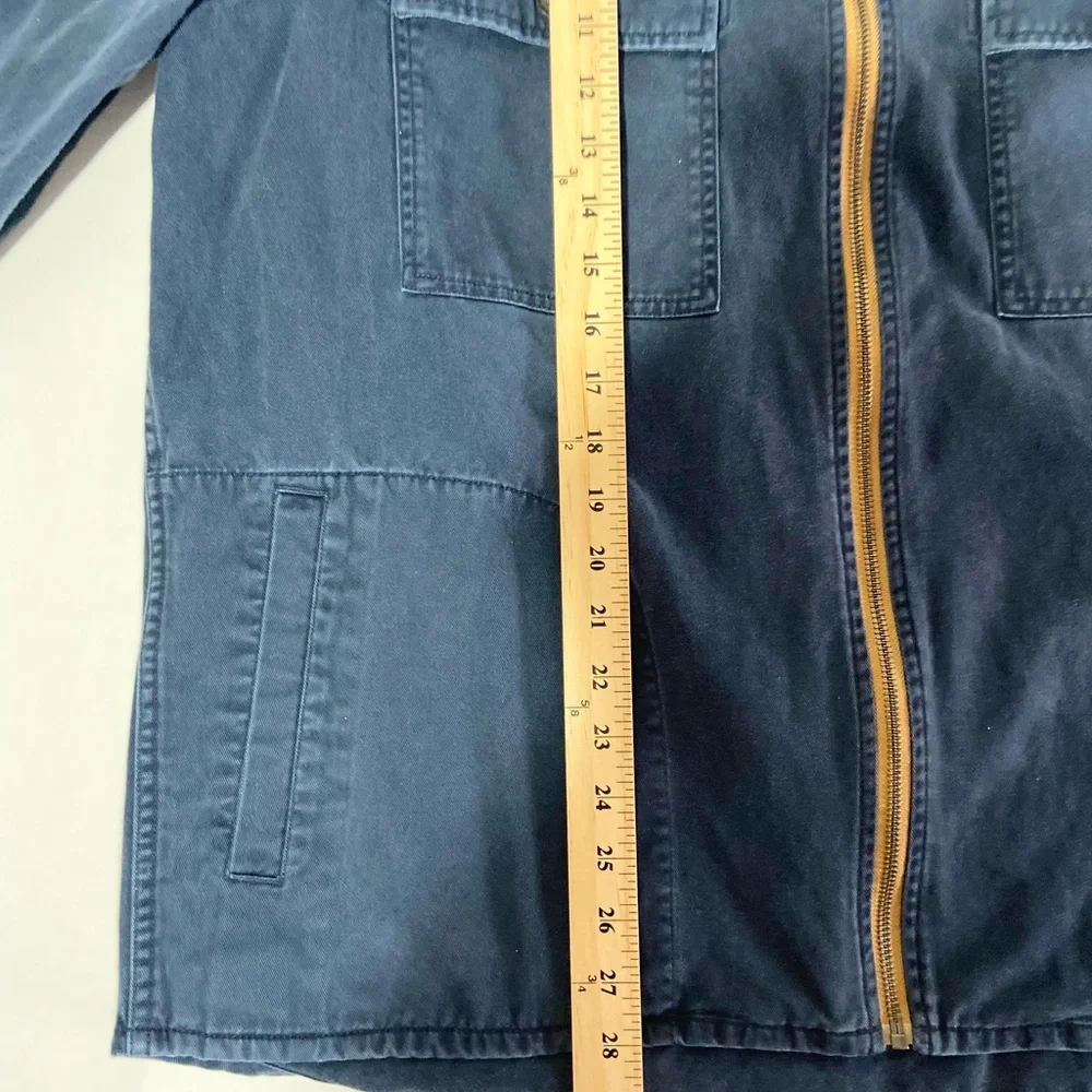 Carbon2Cobalt Men's XL Denim Jacket Blue Jean. Full Zipper 100% Cotton - Picture 10 of 16